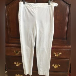 Talbots White Skinny Pant (Size 4)